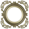 Baroque Round-in-Square Frame STL for CNC