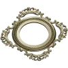 Baroque Round-in-Square Frame STL for CNC