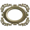 Baroque Round-in-Square Frame STL for CNC