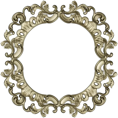 Aurelia Baroque Frame STL 3D model for CNC