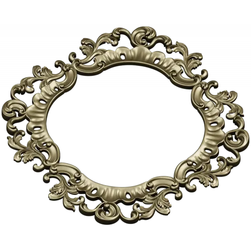 Aurelia Baroque Frame STL 3D model for CNC
