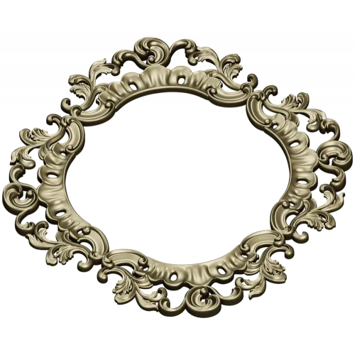 Aurelia Baroque Frame STL 3D model for CNC