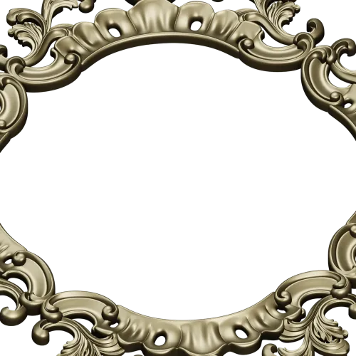 Aurelia Baroque Frame STL 3D model for CNC