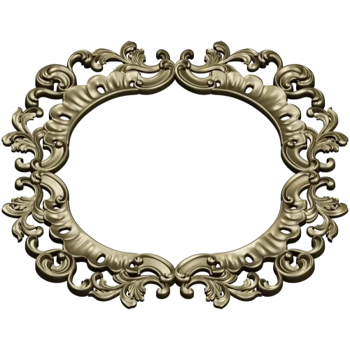 Aurelia Baroque Frame STL 3D model for CNC