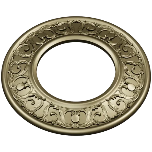 Ornate Round Frame STL for CNC