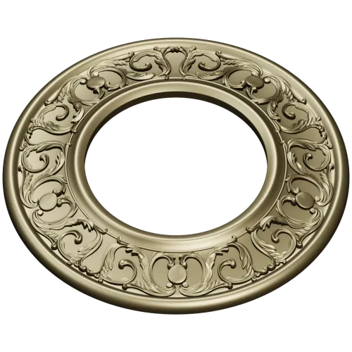 Ornate Round Frame STL for CNC