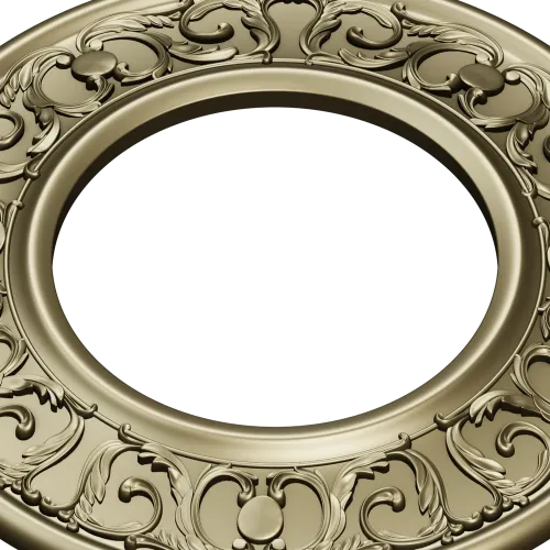Ornate Round Frame STL for CNC