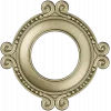 Ornate Round Frame STL for CNC
