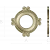 Ornate Round Frame STL for CNC