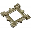 Ornate Acanthus Square Frame - STL 3D Model for CNC