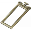 Ornamental Rectangular Frame STL - 3D model for CNC milling