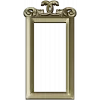 Ornamental Rectangular Frame STL - 3D model for CNC milling