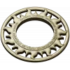 Solar Flame Ring - round decorative frame STL for CNC