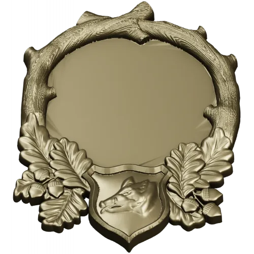 Hunting Boar Trophy Frame STL for CNC
