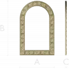 Grapevine Arched Frame STL