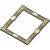 Regal Lion Medallion Frame - STL 3D model for CNC routers