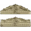 Baroque Headboard Relief STL for CNC