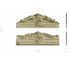 Baroque Headboard Relief STL for CNC