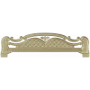 Ornate Arched Headboard STL for CNC - 3D Model for Wood Carving