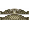 Headboard Frieze STL - Avian Cartouche & Tufted Medallion