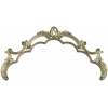 Rococo headboard crest STL for CNC