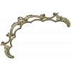 Rococo headboard crest STL for CNC