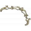 Rococo headboard crest STL for CNC