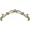 Rococo headboard crest STL for CNC