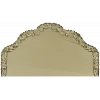 Floral Crest Headboard - STL 3D model for CNC milling