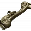 Acanthus Scroll Furniture Leg - STL 3D model for CNC