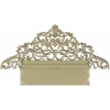 Regal Filigree Headboard Crest - STL 3D model for CNC