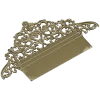 Regal Filigree Headboard Crest - STL 3D model for CNC