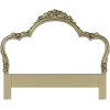 Rococo floral headboard STL for CNC milling