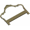 Rococo floral headboard STL for CNC milling