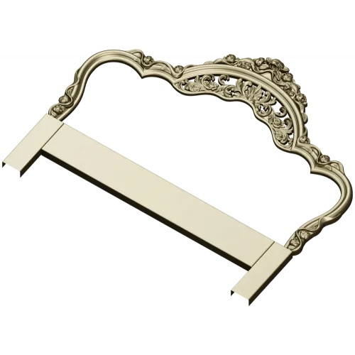Baroque Headboard Crest - STL 3D Model for CNC Milling