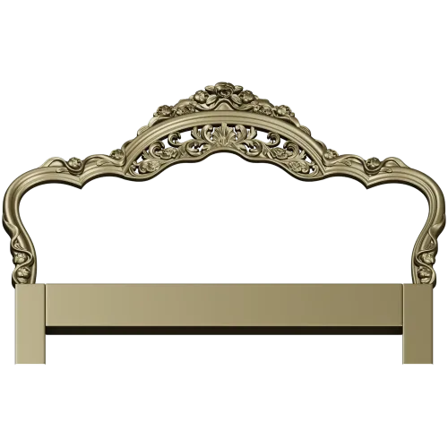 Baroque Headboard Crest - STL 3D Model for CNC Milling