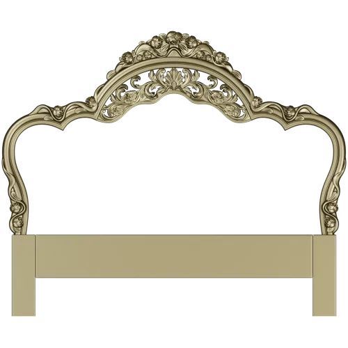 Versailles Floral Headboard STL 3D Model for CNC