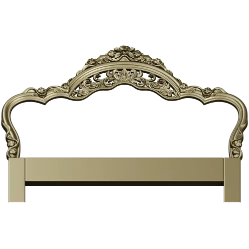 Versailles Floral Headboard STL 3D Model for CNC