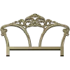 Rococo Triple Arch Headboard STL 3D model for CNC