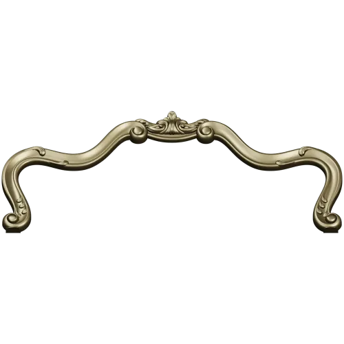 Rococo Headboard Crest STL for CNC