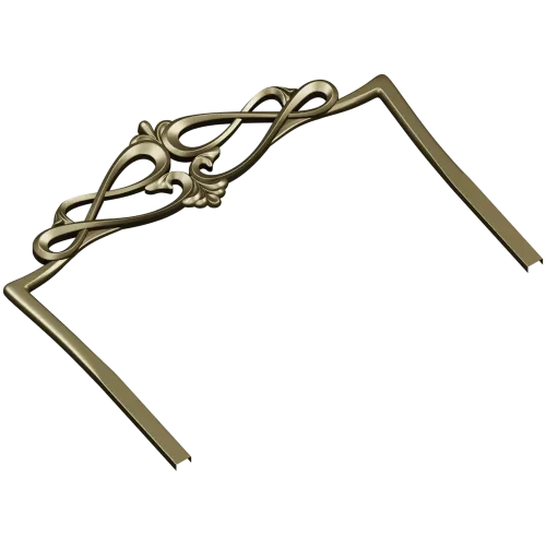 Вензельная корона для спинки кровати - 3D STL модель для ЧПУ