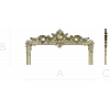 Венец кровати в стиле рококо - 3D модель STL для ЧПУ