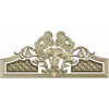 Baroque Headboard Crest - High-Relief STL 3D Model for CNC