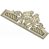 Baroque Headboard Crest - High-Relief STL 3D Model for CNC