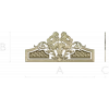Baroque Headboard Crest - High-Relief STL 3D Model for CNC