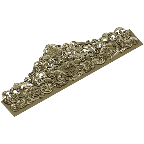 Imperial Filigree Crest - STL 3D model for CNC milling