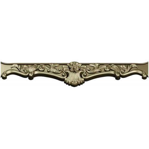stl модель царги с растительным орнаментом - 3D модель для ЧПУ