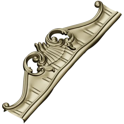 Regal Shell Rocaille Stretcher - STL 3D model for CNC