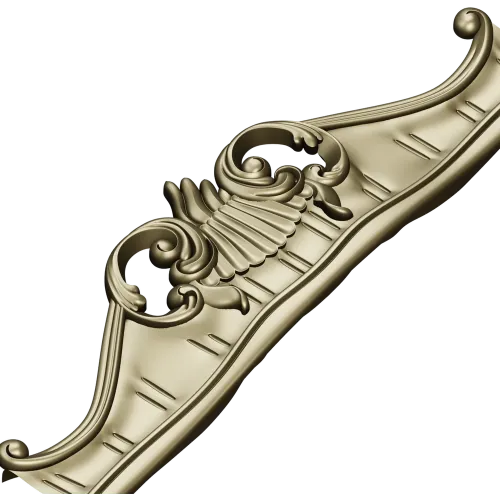 Regal Shell Rocaille Stretcher - STL 3D model for CNC