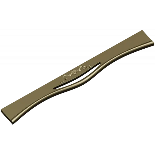 Classic Acanthus Wave Rail - STL 3D model for CNC